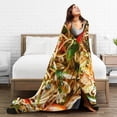 thumbnail image 5 of Wijzvio Peanut Noodles Throw Blanket Soft Fuzzy Fleece Blanket For Couch Bed Living Room Decoration 80"X60", 5 of 9