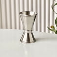 thumbnail image 4 of Stainless Steel Jigger, Double-Sided Measuring Cup for Bartending, Home Bar, Cocktail Making, with Engraved Markings for Precise 1Oz/2Oz & 0.5Oz/1Oz Measurements, , 1* Double-Ended Measuring Cup, 4 of 8