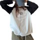 thumbnail image 5 of Txlixc Camiseta básica de moda femenina, impresión en forma de estrella, cuello redondo, manga larga, S / M / L Txlixc moda, 5 of 8