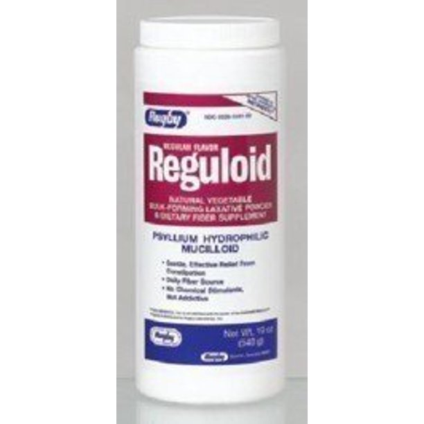 Rugby Reguloid Natural Vegetable Laxative Powder, 19 Oz.