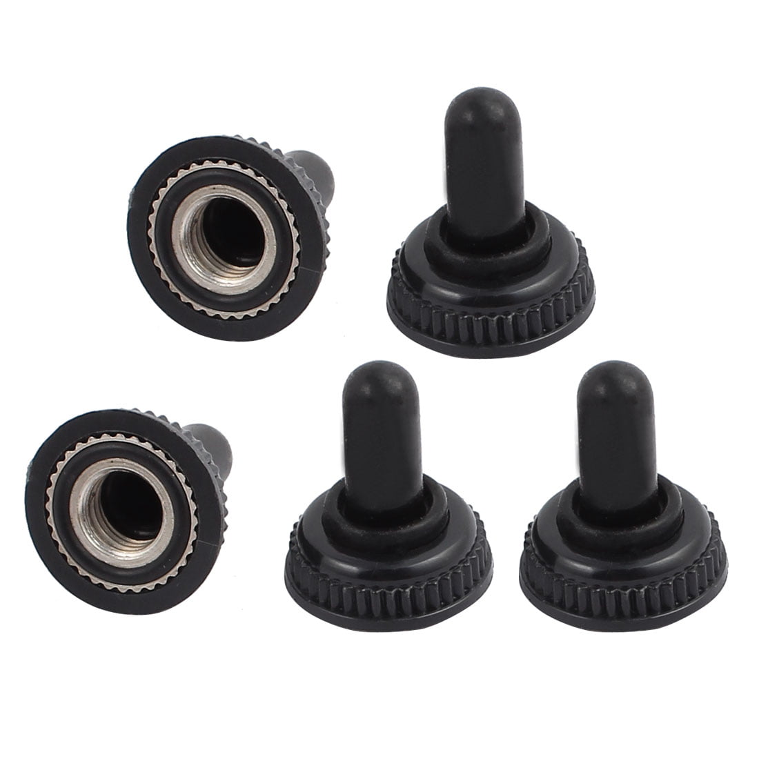 4x Car Toggle Switch Boot 12mm Rubber Waterproof Cover Cap Ip67 T700-1 Red SS for sale online