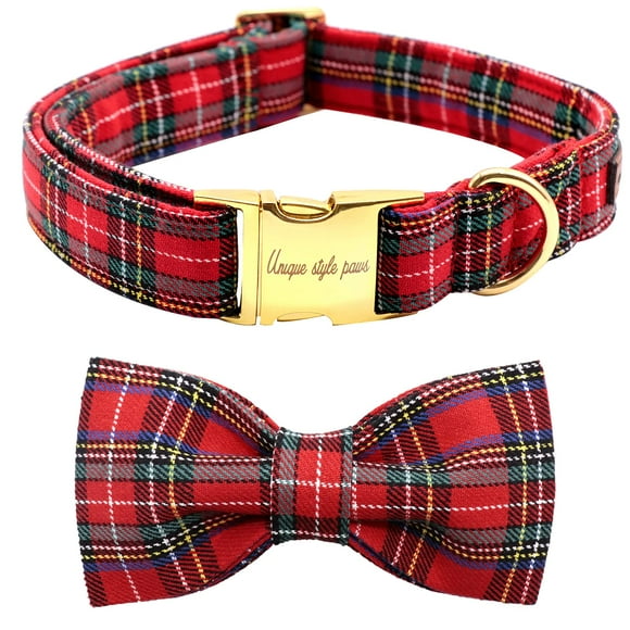 Collar para perro de estilo único con patas ajustables con pajarita