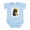Sky Blue, variant on CafePress - C Blk Sunflower Infant Bodysuit - Baby Light Bodysuit, Size Newborn - 24 Months