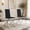 2 Black&Silver Chairs, variant on Dining Chairs Set of 4 White PU Leather Gold Metal 36.2" for Kitchen