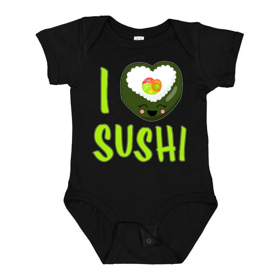 Inktastic I Love Sushi- Cute Boys or Girls Baby Bodysuit