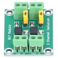 thumbnail image 4 of Fyydes Voltage Isolation Board,817 Optocoupler Anti Jamming Lightweight Portable 2 Channel Optocoupler Isolation Board,2 Channel Optocoupler Isolation Board, 4 of 8