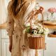 thumbnail image 5 of Plastic Rattan Woven Basket With Tassel Cut Decorative Storage Basket With Handle For Home Organization And Flower Arrangement, 5 of 6