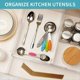 thumbnail image 4 of 6 Organizadores Divisores de Cajones, Ajustables, 8 cm de Alto, Ampliables de 27,5 A 52 Cm, Organizador de Cajones de Cocina, 4 of 5
