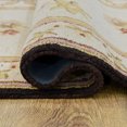 thumbnail image 3 of Rugsotic Carpets Hand Tufted Wool Eco-Friendly Area Rugs - 2'6''x10', Runner, Cream, Modern Contemporary Design, High Pile Handmade Anti Skid Rugs for Living Room, Bed Room (K00S08), 3 of 9