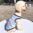 thumbnail image 4 of Walbest Pet Dog Clothes Fashion Letter Pattern Outfit Summer Dog Vest for Small Medium Large Dogs, 4 of 7