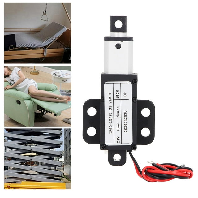 Mini Actuador Lineal, Mini Actuador Lineal Eléctrico DC24V IPX4 Interruptor De Límite Final Para Industrial