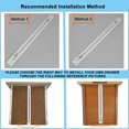 thumbnail image 4 of Frmsaet Kit De Reparación De Cajones: Se Utiliza Para Reforzar Y Reparar Cajones De Madera/Mdf/Aglomerado, Refuerzo De Gabinetes, Accesorios De Muebles De Acero Resistente, Soportes, Incluye Tornillos, 4 of 5
