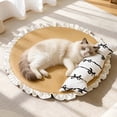 thumbnail image 3 of Rattan Cat Cooling Mat with Cat Ear Pillow, Non-Slip Scratch-Resistant Summer Pet Pad, 3 Sizes, 3 of 8