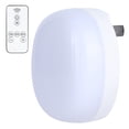 thumbnail image 1 of Luz nocturna con control remoto, brillo ajustable, LED inteligente, luz nocturna enchufable para dormitorio, pasillo, cocina, 1 of 14