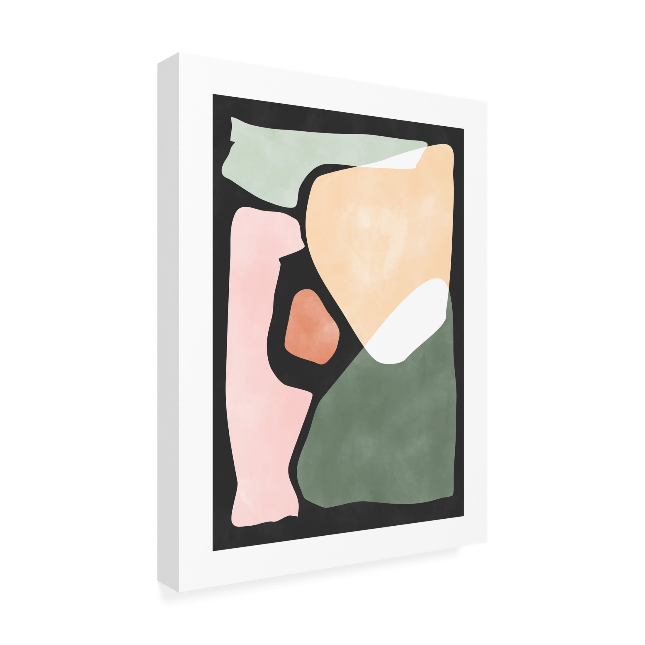 Trademark Fine Art Elena Ristova Pinkgreen30 Canvas Wall Art