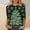 001 Multicolor, variant on Oplxuo Womens 3/4 Sleeve Crew Neck Christmas T-Shirts Xmas Holiday Funny Graphic Comfortable Tee Winter Family Party Matching Tops