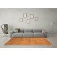thumbnail image 3 of Ahgly Company Indoor Square Oriental Orange Industrial Area Rugs, 5' Square, 3 of 4