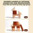 thumbnail image 6 of Fwttom Building Blocks, Solid Wood Large-grain Building Toys Gifts, Toddler Toys Building Sets for Children Exercising Practical Ability & Enhancing Intelligence, 6 of 9