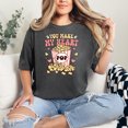 thumbnail image 2 of You Make My Heart Pop Popcorn, Retro Valentines Day, Pepper Comfort Colors T-Shirt, Small, 2 of 3