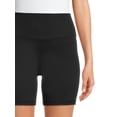 thumbnail image 4 of Jockey Essentials Women's Performance High Waisted Bike Shorts, 2-Pack, 4 of 5
