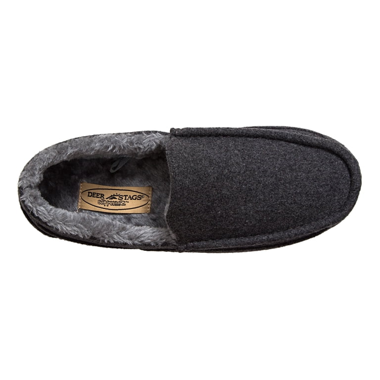 Deer Stags Unisex Spun Wool Slipper - Dark Grey - 9 Wide  display picture 3