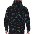 thumbnail image 3 of Bingfone Gamepads Men's Drawstring Hoodie Long Sleeve Pocket Sweatshirts-Medium, 3 of 6