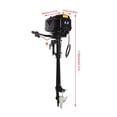 thumbnail image 3 of 48V Electric Outboard Fishing Boat Propeller Strong Power Engine, 1.2KW Heavy Duty Crafts Motor, ,Easy to Install, 3 of 14