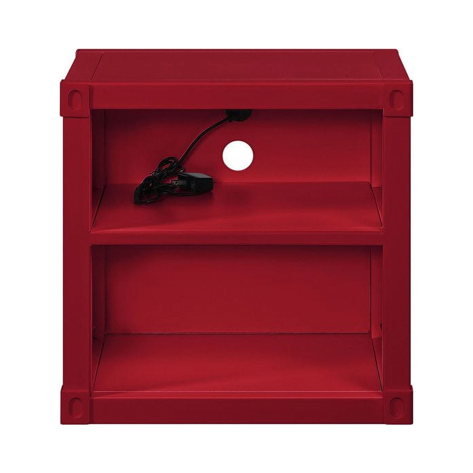 Acme Cargo Container Style Metal Frame Nightstand, Multiple