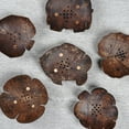 thumbnail image 3 of Jabonera de madera con forma de cáscara de coco, creativa, para guardar jabón, 3 of 8