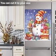 thumbnail image 5 of Christmas Snowman Dishwasher Magnet Covers for The Front Magnetic Dishwasher Cover Home Cabinet Decals 20" x 26" Refrigerator Door Home Decor, 5 of 5