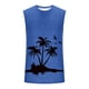 thumbnail image 4 of Hombres Casual Moda Impresión Suéter Cuello Redondo Deportes Tanque sin Mangas para Al Aire Libre Casual Diario, 4 of 5
