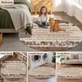 thumbnail image 5 of Round Area Rugs 8 Feet - Country Star Farmhouse Vintage Wood Board Soft Indoor Throw Rugs Carpets for Living Dining Bedroom Kids Room Non-Slip Playroom Crawl Rug Floor Mats Bless Home, 5 of 9
