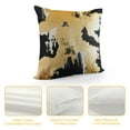 thumbnail image 4 of COMIO  Luxury Gold Foil Printing Pillow Cover Lagre Abstract Black Square Decoration Pillow Covers for Home Decoration, 4 of 5