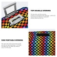 thumbnail image 3 of Fotbe Rainbow Chequerboard Funda Protectora para Equipaje, Antirrayones y Resistente a la Suciedad, Compatible con Maletas de 18 a 32 Pulgadas-X-Large, 3 of 7