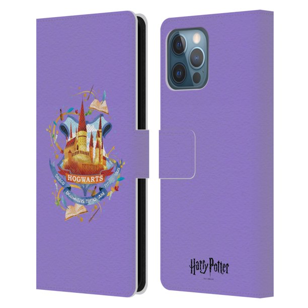 Head Case Designs Officially Licensed Harry Potter Deathly Hallows Ii Hogwarts Leather Book Wallet Case Cover Compatible With Apple Iphone 12 Pro Max Walmart Com