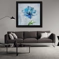 thumbnail image 3 of Danhui Nai 20x20 Black Modern Wood Framed Wall Art Titled - Floral Bloom II v2, 3 of 6