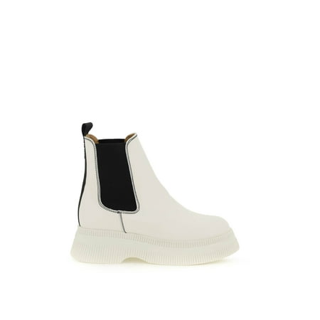 

Ganni leather chelsea boots