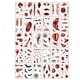 thumbnail image 1 of Decoración de Halloween Decoraciones de Halloween Pegatinas de Halloween Maquillaje de Fiesta Pegatinas de Caras Decoración del Festival de Fantasmas Simulación Pegatinas de C(Buy 2 Get 1 Free), 1 of 3