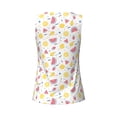 thumbnail image 5 of Wukai Tropical Fruit Print &nbsp;Women's Workout Tank Top Mesh Yoga Shirts Athletic Running Tank Tops Athletic Gym Shirts - Small, 5 of 8