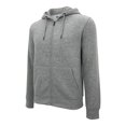 thumbnail image 3 of Sudadera Simply Basic Talla G con Capucha Lisa Gris Jaspe, 3 of 4