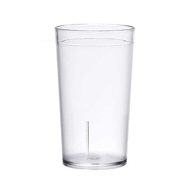 Vaso alto de acrílico resistente a roturas, estilo restaurante, de 210/280/350/450 ml, para fiestas