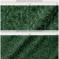 thumbnail image 2 of Soimoi Green Cotton Poplin Fabric Laurel Leaves Print Sewing Fabric BTY 56 Inch Wide, 2 of 7