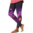thumbnail image 2 of VBTAPA Buttery Soft Leggings for Women 2025 Halloween Holiday Party Tights Novelty 3D Printed High Waist Stretch Yoga Running Pants Trendy Casual Ankle Length Leggings Birthday Gifts Multicolor#2 S, 2 of 6