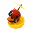 thumbnail image 2 of Adorno de coche de juguete de pato amarillo, decoración para salpicadero de coche con casco de hélice para adultos y niños, 2 of 9