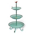 thumbnail image 1 of Boston International IVY16096 3 Tier Metal Stand, Aqua, 1 of 1