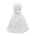 thumbnail image 4 of renvena Flower Girl Dress Wedding Infant Toddler Flower Petals Tulle Layer Maxi Dress, 4 of 7