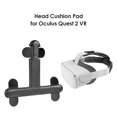 thumbnail image 3 of Almohadilla para la cabeza del auricular VR, correa para la cabeza para la almohadilla de espuma Oculus Quest 2 (negro), 3 of 9