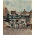 thumbnail image 2 of Ladislas Loery 12x14 Gold Ornate Wood Frame and Double Matted Museum Art Print Titled - The Court of the Auberge Du Cheval-Blanc (1896), 2 of 4
