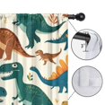 thumbnail image 4 of Blackout Kids Curtains,Cute Dinosaur Pattern Childrens Insulated Curtains Set Of 2,Bedroom Essentials,Toddler Room Decor 52x84in(132x213cm), 4 of 4