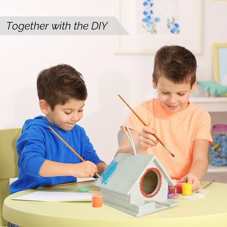 Wooden Bluebird House by PetsN’all ,Wooden Bird Nest Box ,Angled Roof, Bird House